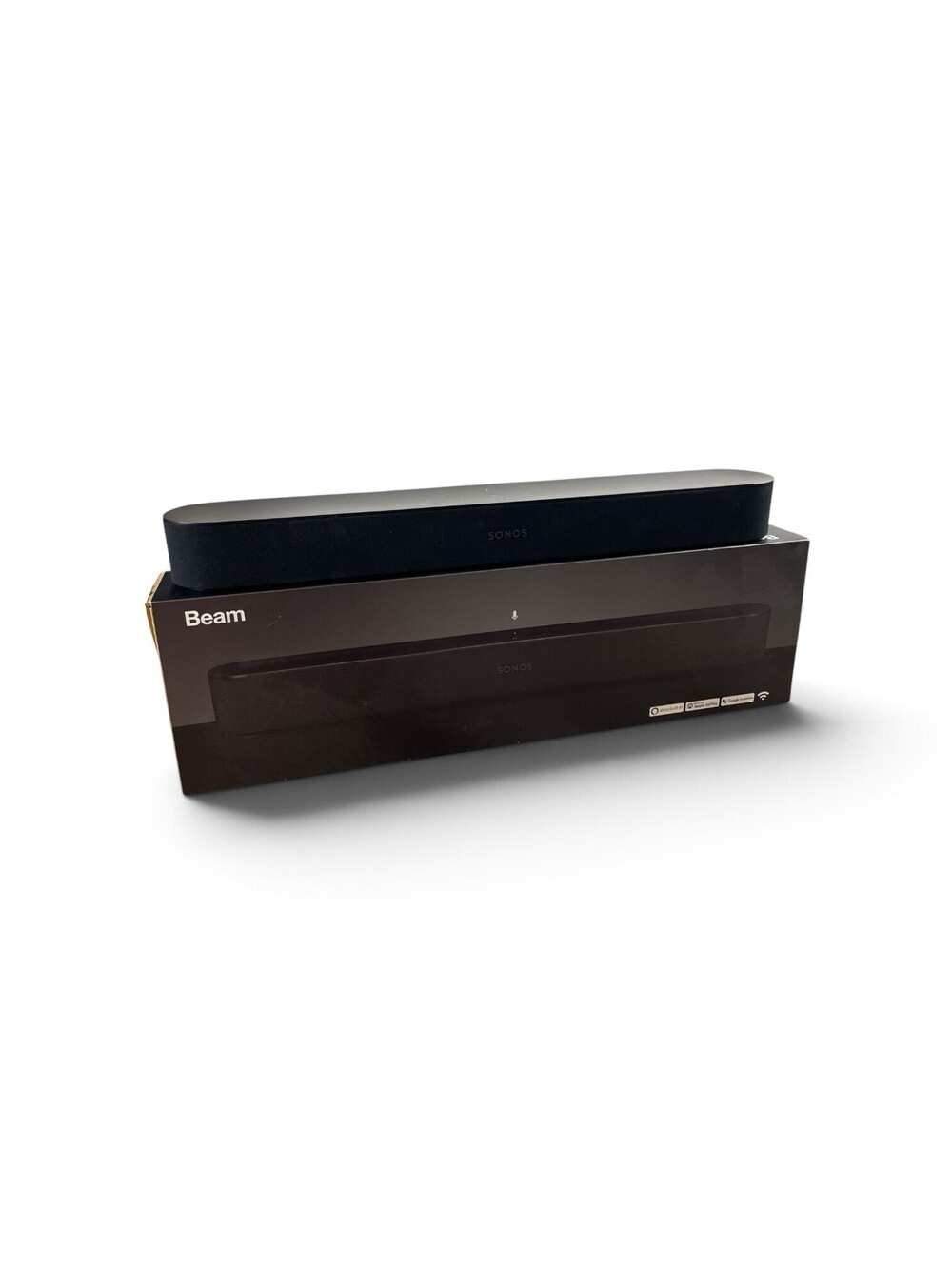 Sonos Beam Gen 1 S14 Smart Soundbar Black WiFi HDMI ARC w/ Power + HDMI Cords